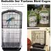 ZOCONE Bird Seed Guards & Catchers - Adjustable Mesh Net Cover for Bird Cages - White - Buy Online on GoSupps.com