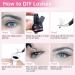 Beauty7 DIY Eyelash Extension Kit - Beginner Lash Kit for At-Home Application - 10D Cluster Lashes with Remover Cream, Adhesive Glue, and Curved Tweezer - Buy Online on GoSupps.com