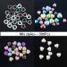 500Pcs AB Color Half Pearls Heart Nail Beads for DIY Crafts - Assorted White Pearls 3D Nail Art Charms and Embellishments - Buy Online on GoSupps.com