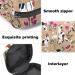 Stylish Menstruation Pad Bag with Zipper - Cute Cat & Flower Design for Women & Girls - Perfect for Tampons & Napkins - Buy Online on GoSupps.com
