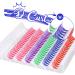 Yawamica Colored D Curl Lash Clusters - 140pcs, 6 Mixed Colors, 14mm DIY Extensions - Buy Online on GoSupps.com