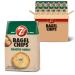 7Days Bagel Chips Roasted Garlic Natural Non-GMO (3.17oz Pack of 12) Roasted Garlic 3.17 Ounce (Pack of 12)