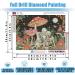 Mushroom Flower Butterfly Skeleton Moon Diamond Painting Kit - 6 Pack DIY 5D Full Drill Diamond Art Set for Adults | Gem Craft and Home Decor - 12x16inch - Buy Online on GoSupps.com