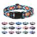 Suredoo dog collar adjustable soft & comfort nylon dog collar for small medium-sized dog puppies (s new geometry) s (neck circumference 25-40 cm width 1.5 cm) New geometry