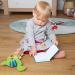 SIGIKID 42300 Squeaky Dino Red Stars - Soft Baby Toy for Girls & Boys Recommended from Birth - Perfect Gift - Buy Online on GoSupps.com