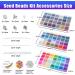 Ybxjges 42000Pcs 2mm Glass Seed Beads Kit with Alphabet Letter Beads - DIY Jewelry Making Supplies - Buy Online on GoSupps.com