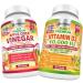 FRESH HEALTHCARE Apple Cider Vinegar and Vitamin D3 - Bundle