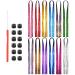 Jinlaili 12 Colors Hair Lametta - Glitter Hair Extensions for Parties & Festivals | 3360 Strands with Tools - Buy Online on GoSupps.com