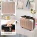 Lzttyee Small Hard Shell Cosmetic Case - Rose Gold | Portable Travel Makeup Suitcase - Buy Online on GoSupps.com