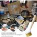 Long Handle Dish Brush - Long Handle Pan Brush Long Handle Pan Sisal Brush Design Strong Decontamination Wear-Resistant for Barbecue Tool Khaki - Buy Online on GoSupps.com