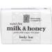 River Soap Company Simple Wrap Bar Soap  Milk & Honey Complexion Bar  4.5 Ounces  Large