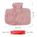 1500ml Hot Water Bottle with Gift Ribbon - Large Capacity Removable Injection Ideal for Cramps Neck & Shoulders Relief - Pink - Buy Online on GoSupps.com