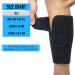 Neoprene Calf Sleeve Support for Shin Splint Relief | Pain Relief for Cycling, Running, Jogging, Workout | Black with Mesh Laundry Bag - Buy Online on GoSupps.com