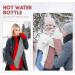 HomeWit XXL Heat Bottle - Long 2L Chenille Covers in Silver Gray & Dark Pink for Shoulder Neck & Bed - Buy Online on GoSupps.com