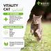 4-Legged Vitality Cat Supplement - 11 Essential Vitamins Omega 3 & 6 Multivitamin Powder for Optimal Cat Health - Buy Online on GoSupps.com