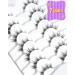 Fluffy Cat Eye Lashes - 3D Volume & Curly Natural False Lashes - 7 Pairs | D13 Sexy Fox Eye Style - 10mm - Buy Online on GoSupps.com