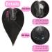 GULALUUK Real Human Hair Topper 10inch Natural Black - 120 Density Swiss Lace Base | UK Hair Pieces for Women - Buy Online on GoSupps.com