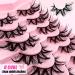 Heracks False Eyelashes Faux Mink Wet Look D-curl Cat-Eye Japanese Style Cosplay Spiky Anime Lashes 20 mm Long Dramatic Thick 7 Pair 7P-Wet-S23 - Buy Online on GoSupps.com