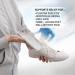 Comfort Arch Support Warm Insoles for Running Shoes - UK 7 (26cm/10.25in) - Black/Grey - Buy Online on GoSupps.com