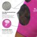 Harrison Howard Super Comfort Stretchy Fly Mask - Large Eye Space UV Protection Breathable - Medium Rose Red - Buy Online on GoSupps.com