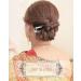 French Style U Shaped Hair Pins - 6 Pieces | Cellulose Acetate Tortoise Shell Hair Fork Sticks for Long Hair | Leopard Updo Chignon Pin Hair Accessories for Women Girls - Colorful Patterns - Buy Online on GoSupps.com