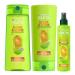 Garnier Fructis Sleek & Shine Anti-Frizz Serum for Frizzy Dry Hair Argan Oil 5.1 Fl Oz 2 Count (Packaging May Vary) 3 Piece Set