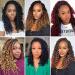 Goddess Box Braids Crochet Hair 14 Inch 8 Packs Ombre Pre Looped Boho Bohemian Style - Buy Online on GoSupps.com