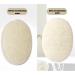 Natural Loofah Exfoliating Body Scrubber | Traditional Chinese Medicine | Effective Bath & Face Cleaning | 9x14cm Black & White Grid - Buy Online on GoSupps.com