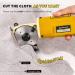 CGOLDENWALL Electric Rotary Fabric Cutter  Multi-layer Electric Fabric Scissors with 1"Cutting Thickness  for Cloth Fabric Leather and Carpet  Comes with Replacement Blades  Sharpening Stones  110V - Buy Online on GoSupps.com