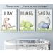 Dinosaur Set of 3 Unframed Poster Prints with Quotes for Baby Boy or Girl Nursery Dinosaur Bedroom Decor Dinosaur Wall Art Dream Big Stand Tall Be Brave (A3) Dream Big A3 - Buy Online on GoSupps.com
