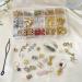 187Pcs Crystal Wire Wrapped Hair Jewelry Dreadlock Accessories for Braids - Gold Hair Cuffs, Coils, Rings for Women and Girls - Buy Online on GoSupps.com