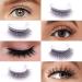 Ellxen Reusable Self-Adhesive False Eyelashes No Glue No Eyeliner for Beginners Easy to Wear Waterproof with Portable Boxes (Fresh) - Buy Online on GoSupps.com