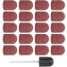 Nail Sanding Drill Bit 0.5 X 0.7in Easy To Store High Strength Nail Polishing Sanding Head Fine Sandpaper with Shaft for Grinding(Brown) - Buy Online on GoSupps.com