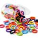 100 Pcs Seamless Cotton Baby Hair Ties for Girls - Multicolor Toddler Hair Elastics Ponytail Holders (10 Colors) - Buy Online on GoSupps.com
