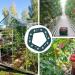 Fulenyi Bamboo Pipe Holder - 10-Hole Plant Support for Climbing Plants Cucumbers Tomatoes & Peas - Durable Garden Plugs - Buy Online on GoSupps.com