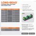 TRUGLO Long Bead Fiber Optic Sight 6-48 Green - Enhanced Visibility for Precision Shooting - Buy Online on GoSupps.com