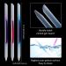 6-Piece Glass Cuticle Pusher & Nail File Set - Yellow, Orange, Blue, Green, Pink, Purple - Buy Online on GoSupps.com