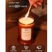 IZIDDO Peony & Leather Scented Candle - 10oz Natural Handmade Gift for Him & Her - Elegant Brown Candle Jar - Buy Online on GoSupps.com