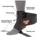 Swede-O Strap Lok Ankle Brace - Black Medium | Adjustable Support for Injury Recovery | International Shipping Available - Buy Online on GoSupps.com