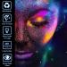 MIELIKKI 6Pcs UV Black Light Glow Face & Body Paint Set - Neon Fluorescent Makeup Kit for Rave Festivals & Parties - Easy to Use & Remove - Buy Online on GoSupps.com