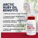 Arctic Ruby Oil 1000mg Omega 3 Supplement for Women and Men with EPA DHA & Astaxanthin 2mg - Fish & Krill Oil Alternative 60 Softgels (1 Pack) - Buy Online on GoSupps.com