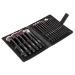 Chali 18-Piece Make-Up Brush Set with Bag | Professional Cosmetics Brushes for Foundation Eyeshadow Powder Blender Concealer & Eyebrows - International Shipping Available - Buy Online on GoSupps.com