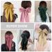 Satin Hair Barrettes Clip for Women - 4 PCS Large Bow Hair Slides in Pink Green Yellow Champagne - French Barrette with Long Tail - Soft Plain Color Bowknot Hairpin for 90's Style Accessories - Buy Online on GoSupps.com