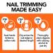 KOHM Heavy Duty Nail Clippers for Thick Nails - Professional Fingernail and Toenail Clippers for Men, Women & Seniors - Black Curved Design - Buy Online on GoSupps.com