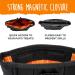 Mighty PAW Dog Training Treats 2.0 | Hands-Free Feeding Bag with Magnetic Closure | Ideal for Pet Training | Orange/Black - Buy Online on GoSupps.com