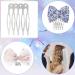 ANCIRS 50 Pack Metal Hair Side Combs for Women - Bridal Wedding Hair Accessories - White - Buy Online on GoSupps.com
