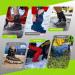 Waterproof Reusable Shoe Covers with Slip Resistant Sole & Zippers - Navy Green XL (W 10.5-12 / M 9-11) - Buy Online on GoSupps.com