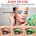 QIUFSSE 15-Color Green Eyeshadow Palette - Highly Pigmented Matte & Glitter Shades for Long-Lasting, Blendable Makeup - Perfect for Women, Christmas, Halloween - Buy Online on GoSupps.com