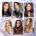 Halo Hair Extensions 16 Natural Black | Real Human Hair Invisible Wire Hairpiece for Women - Buy Online on GoSupps.com