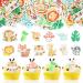 60 pieces of edible tortendeco animals eating papier Tortendendeco Birthday boy cupcake topper edible jungle tortendeko 1st birthday muffin decoration edible forest animal birthday decoration safari birthday decoration